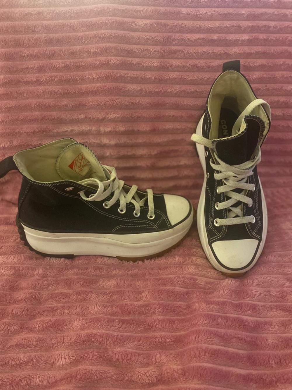 Converse Black and White High-Top Sneakers
